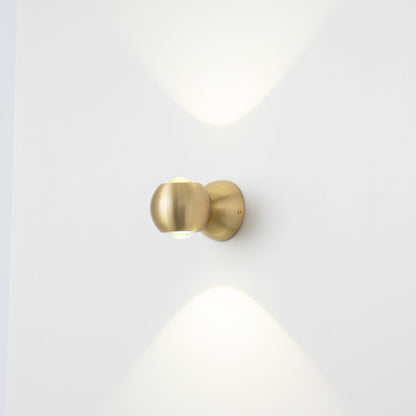 Brillora Wall Light LED Brass Sconce Adjustable Spotlight