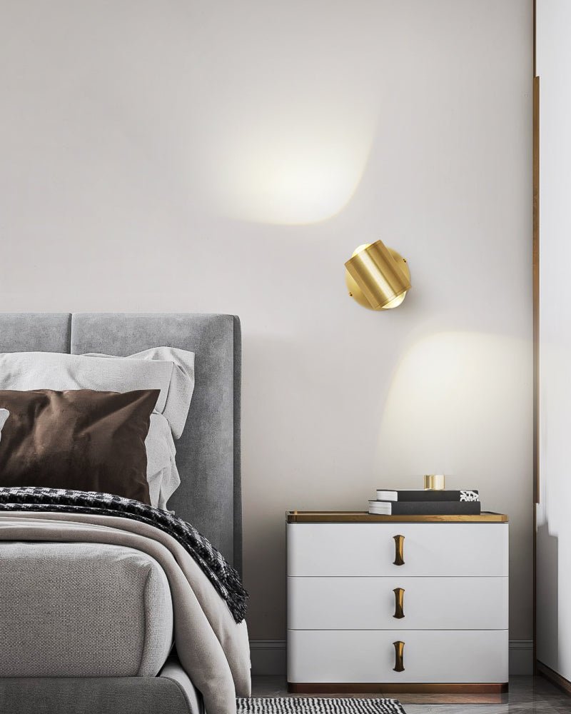 Brillora Wall Light LED Brass Sconce Adjustable Spotlight