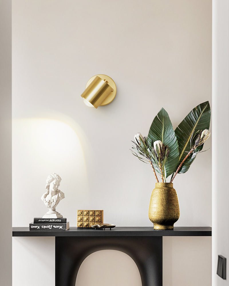 Brillora Wall Light LED Brass Sconce Adjustable Spotlight
