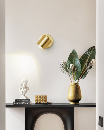 Brillora Wall Light LED Brass Sconce Adjustable Spotlight