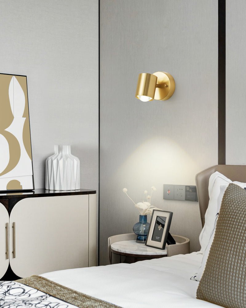 Brillora Wall Light LED Brass Sconce Adjustable Spotlight