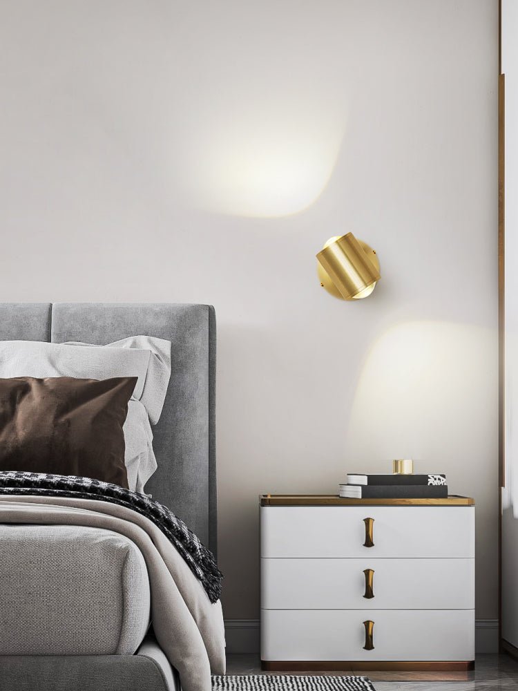Brillora Wall Light LED Brass Sconce Adjustable Spotlight