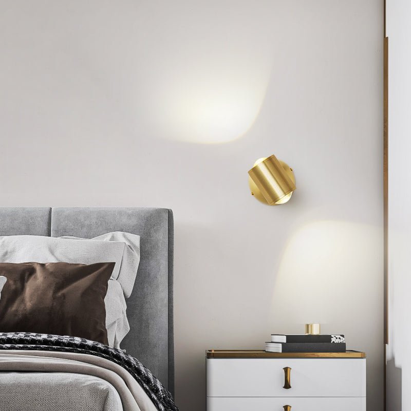 Brillora Wall Light LED Brass Sconce Adjustable Spotlight