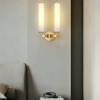 Brindisi Wall Sconce - Antique Brass LED Indoor Lighting