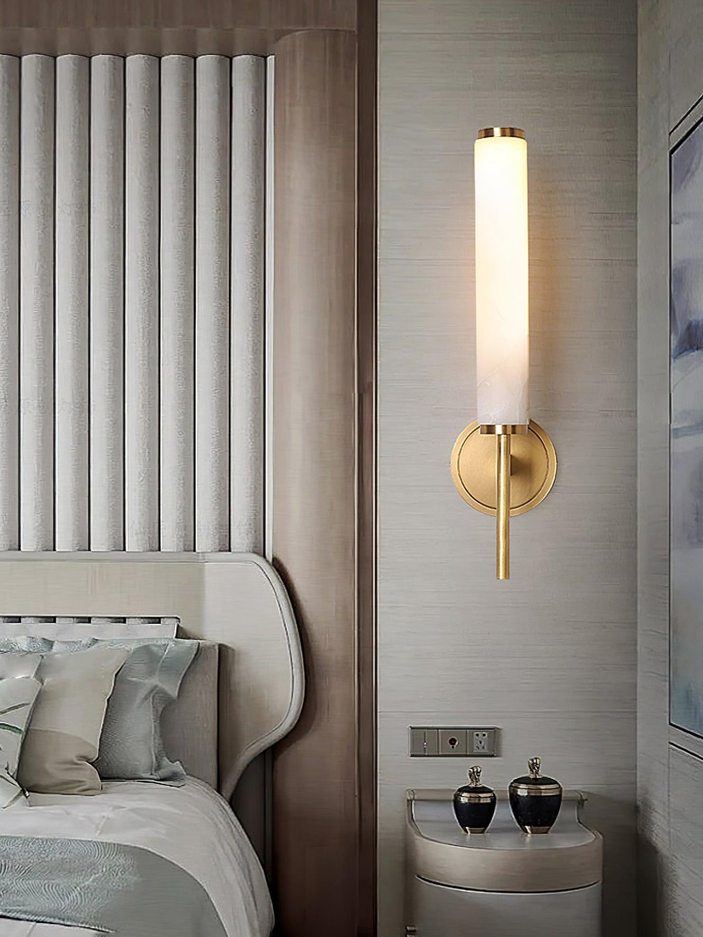 Brindisi Wall Sconce - Antique Brass LED Indoor Lighting