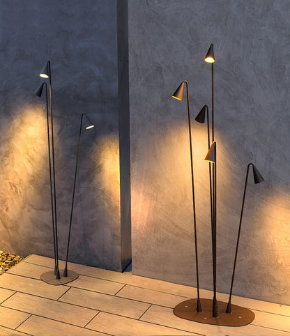 Bellflower Outdoor Floor Lamp - LED Waterproof Garden Light