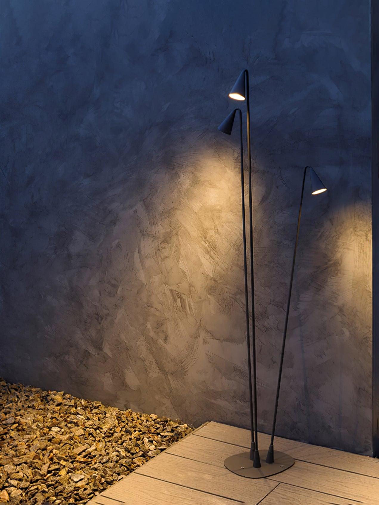 Bellflower Outdoor Floor Lamp - LED Waterproof Garden Light