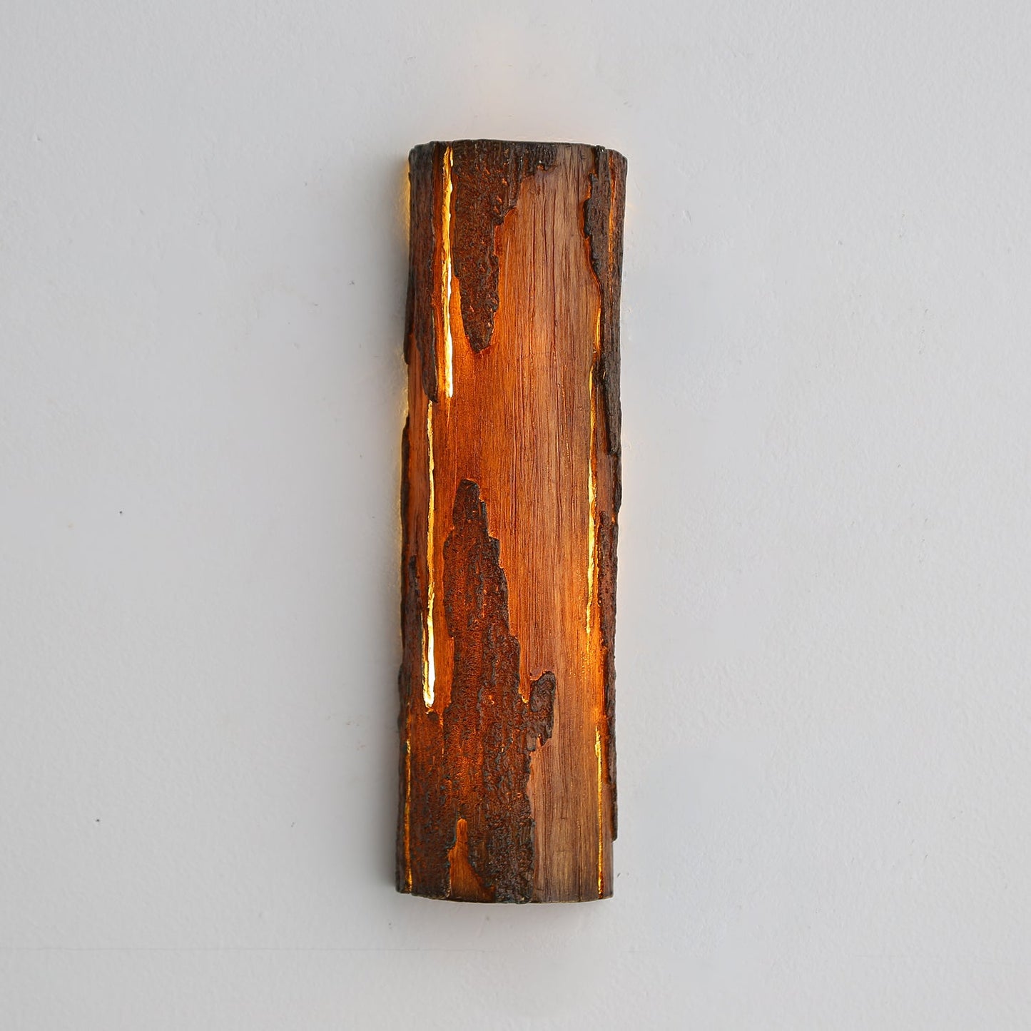 Broken Bark Wall Light LED Indoor Rustic Fixture
