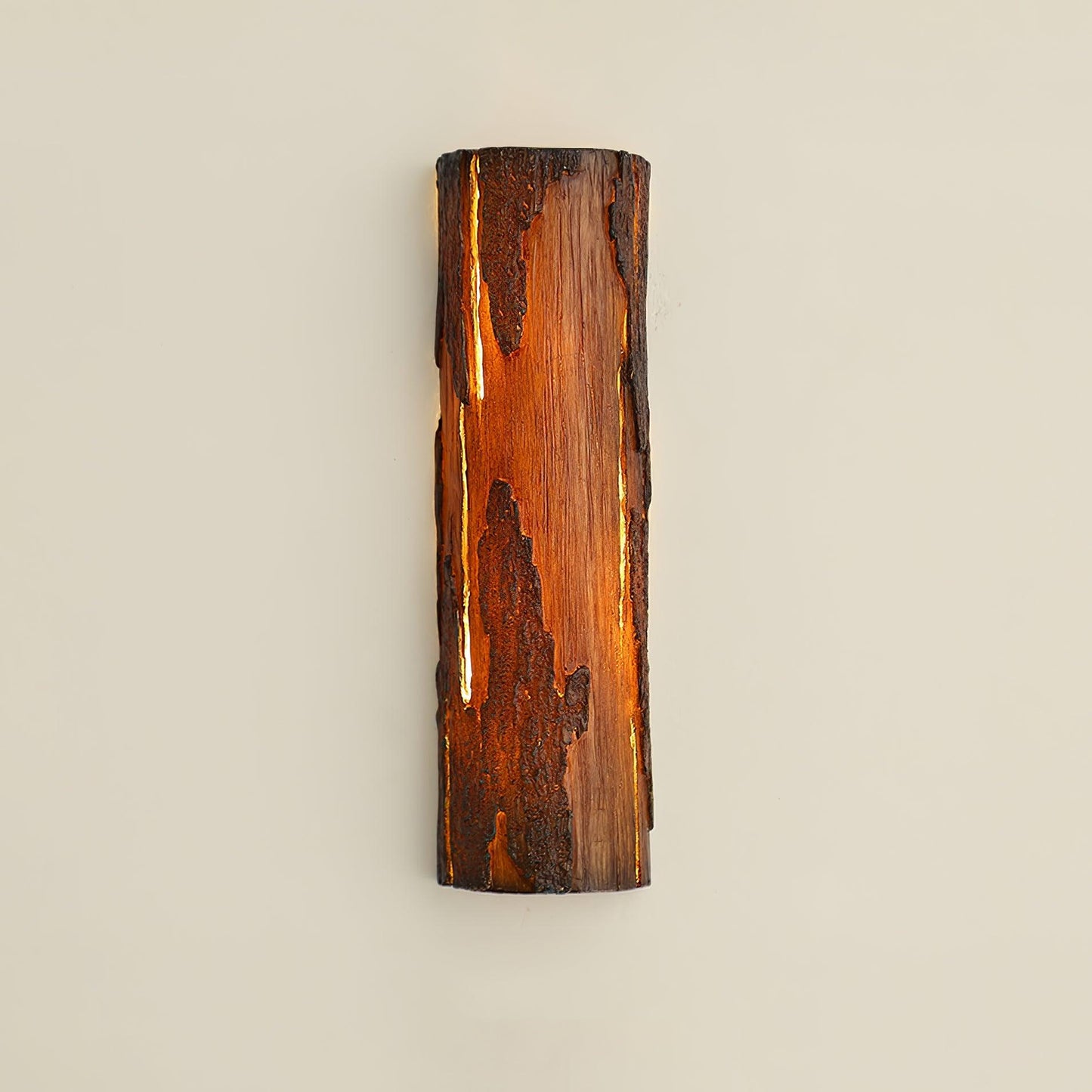 Broken Bark Wall Light LED Indoor Rustic Fixture