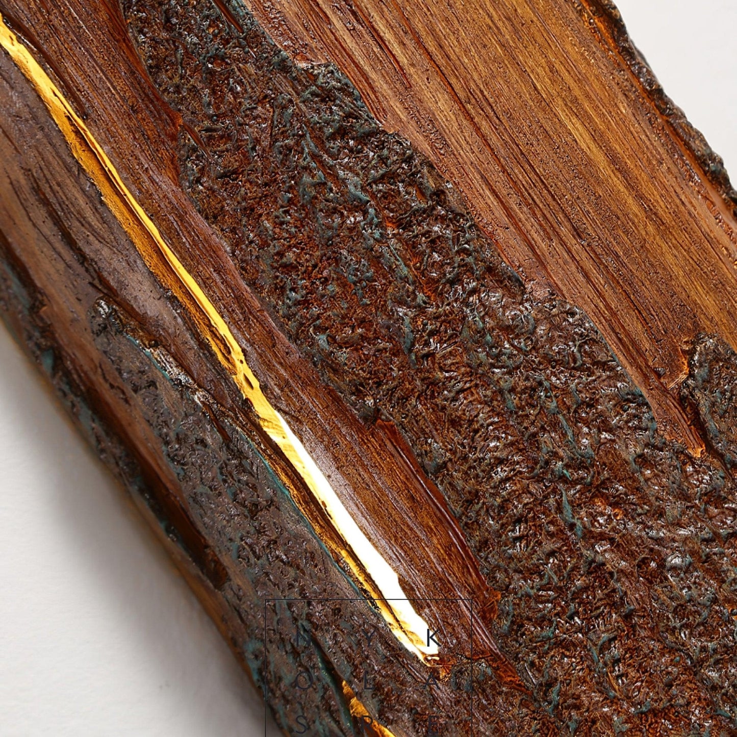 Broken Bark Wall Light LED Indoor Rustic Fixture