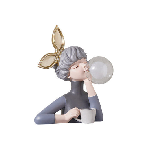 Dekoratives Ambientelicht Bubble Girl LED Night Light