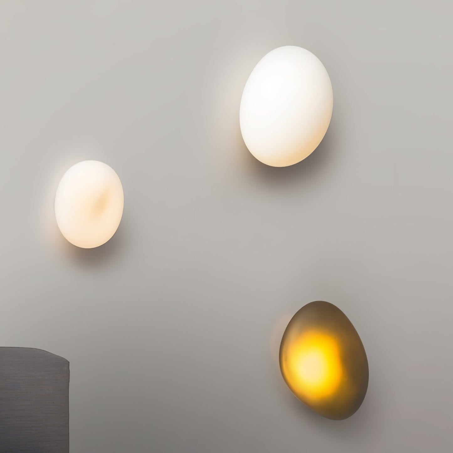 Bubble Glass Wall Lamp with Dimmable LED - Indoor Lighting