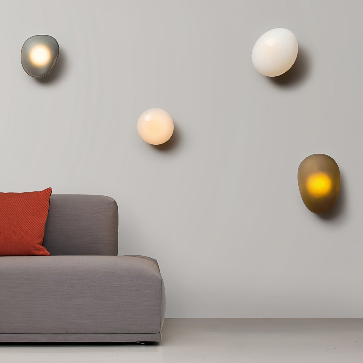 Bubble Glass Wall Lamp with Dimmable LED - Indoor Lighting