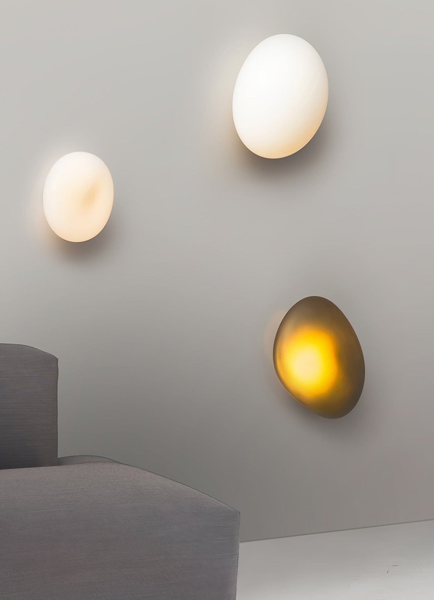Bubble Glass Wall Lamp with Dimmable LED - Indoor Lighting