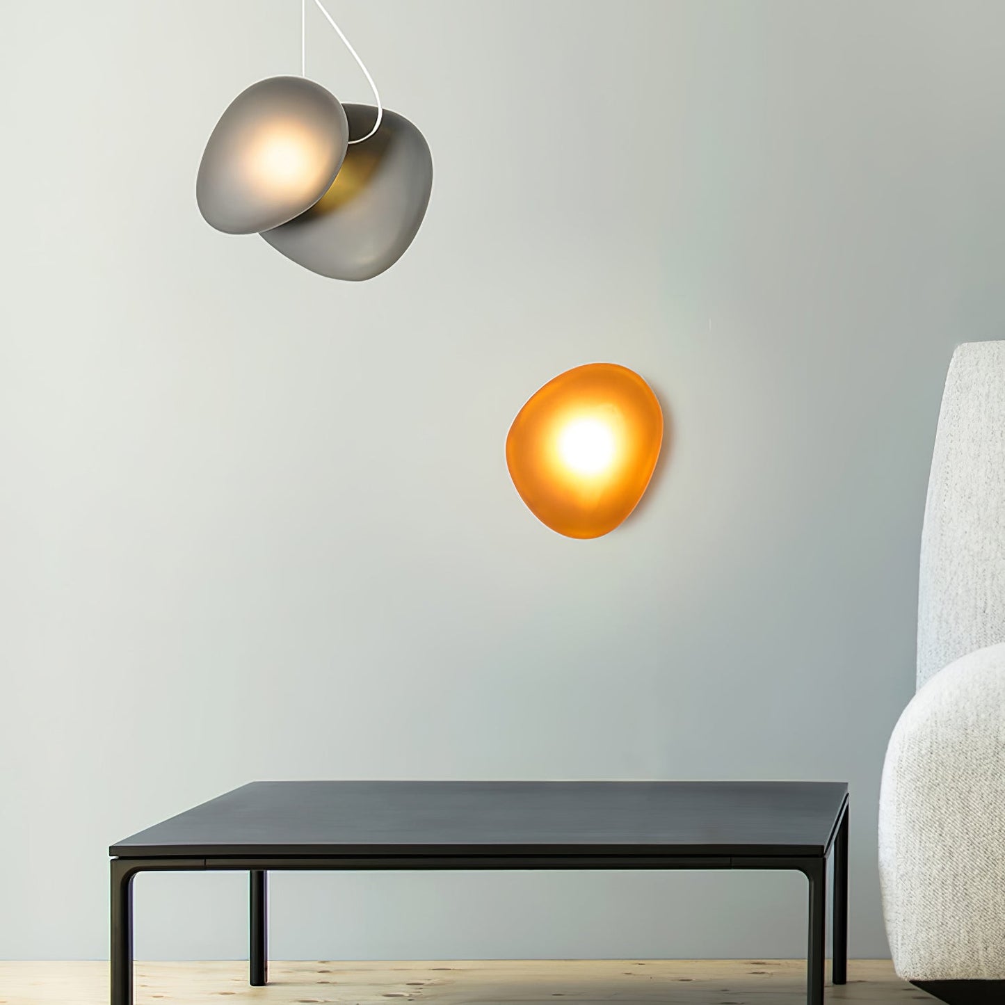 Bubble Glass Wall Lamp with Dimmable LED - Indoor Lighting