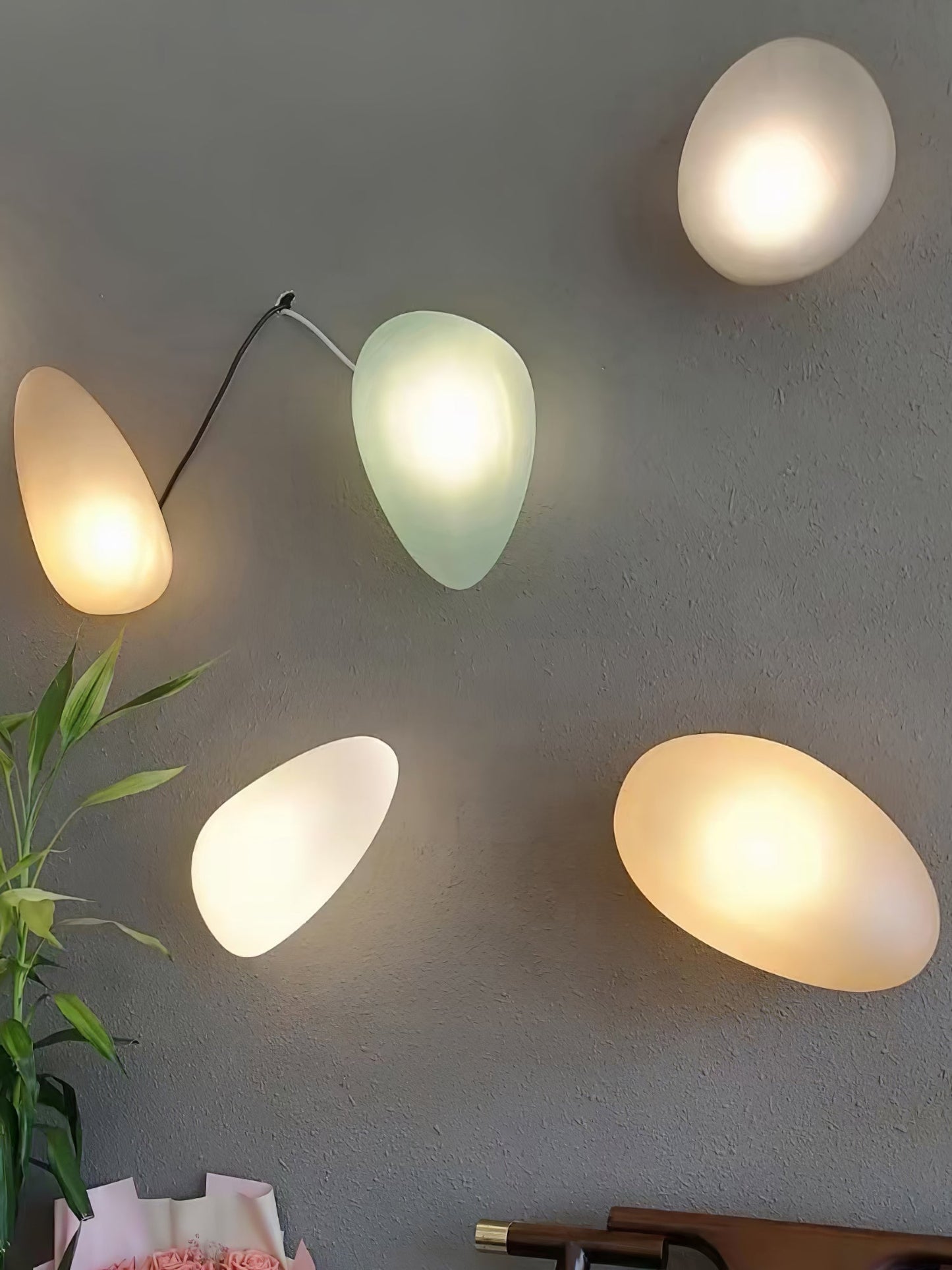 Bubble Glass Wall Lamp with Dimmable LED - Indoor Lighting