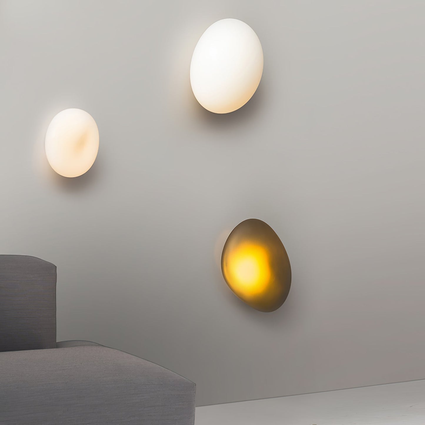 Bubble Glass Wall Lamp with Dimmable LED - Indoor Lighting