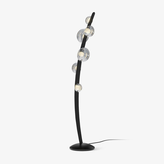 Bubbles Glass Floor Lamp with Integrated LED Warm Light