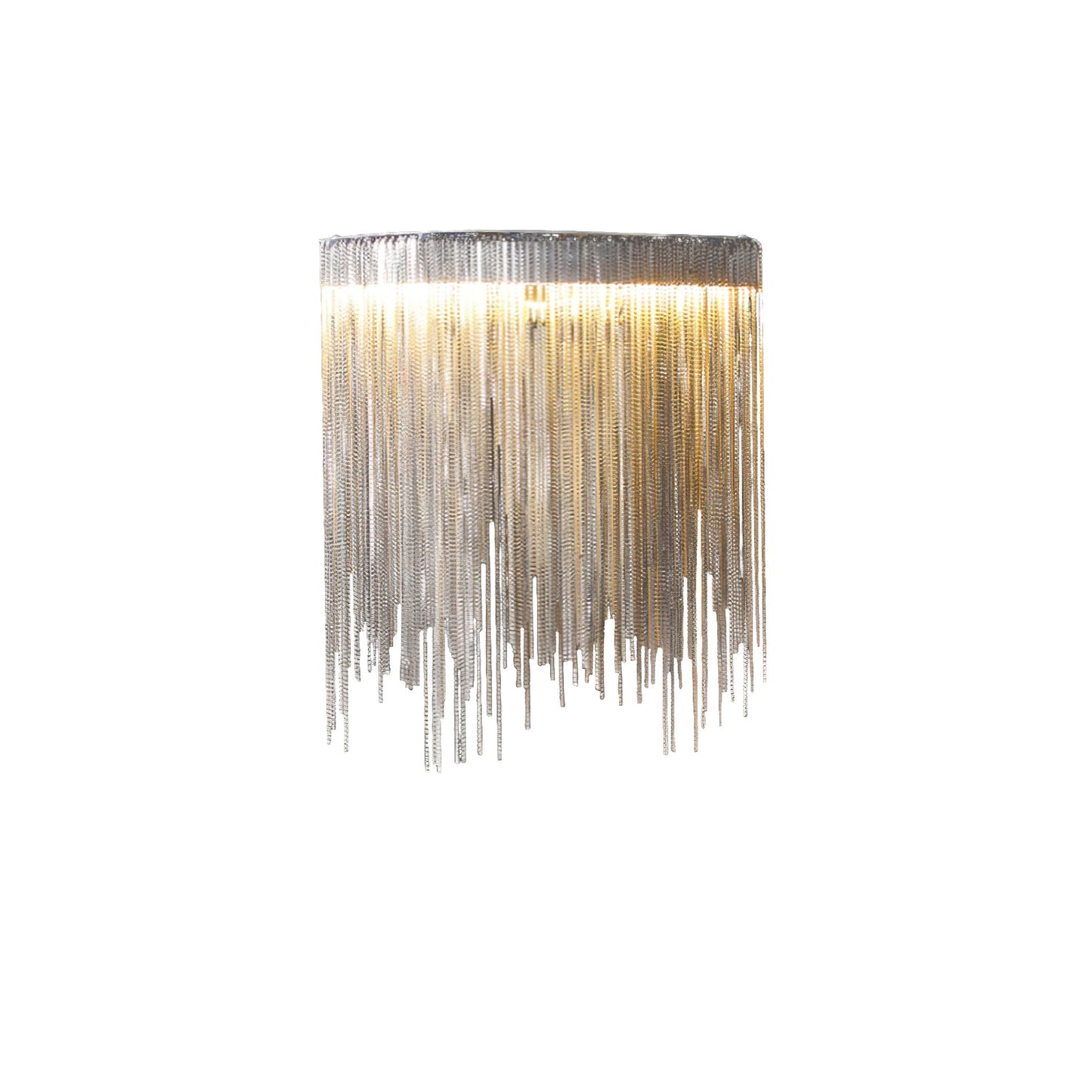 Cadena Tassel Wall Lamp with LED, Gold & Chrome Finish