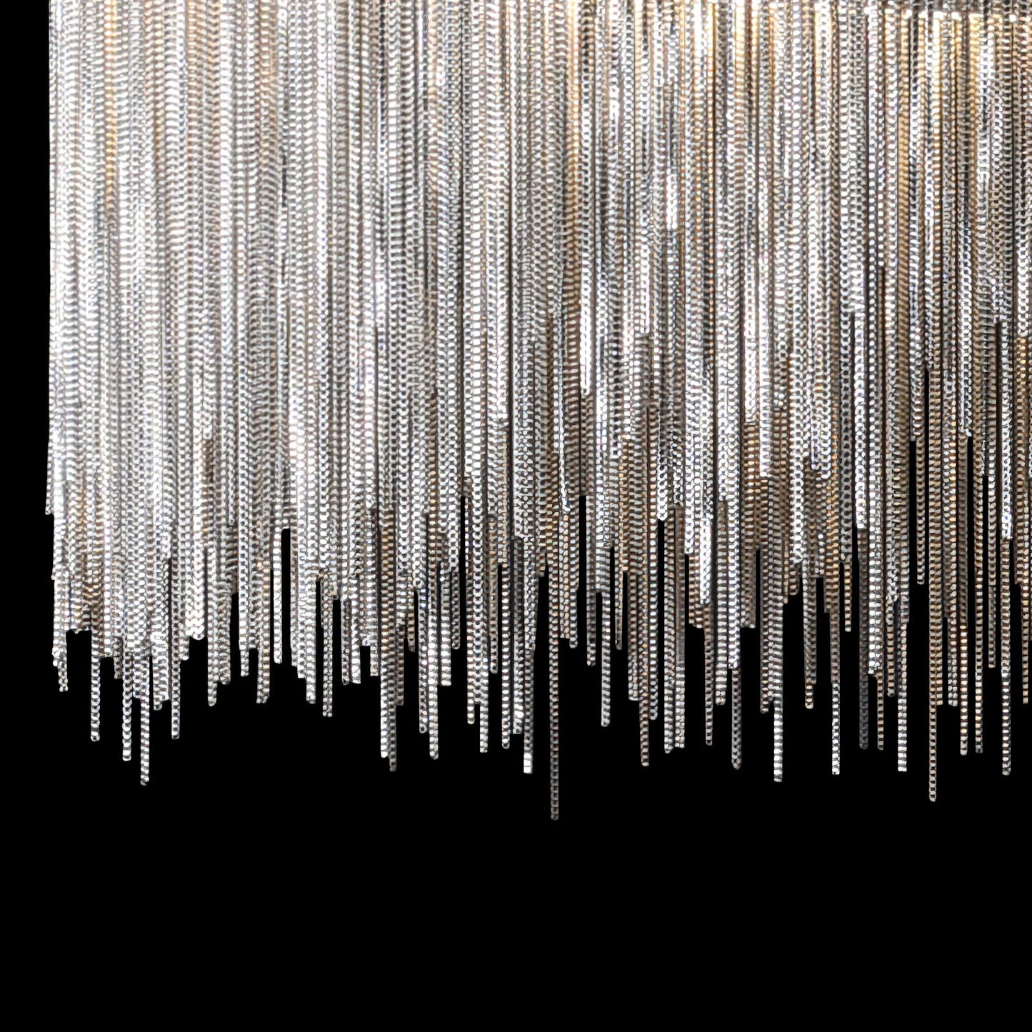 Cadena Tassel Wall Lamp with LED, Gold & Chrome Finish