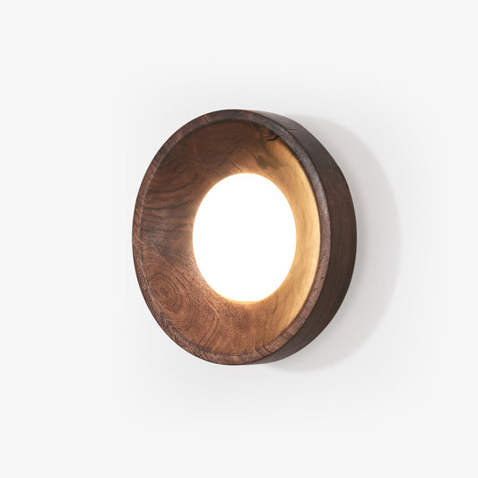 Caldera Wall Lamp LED Walnut Wood Indoor Lighting