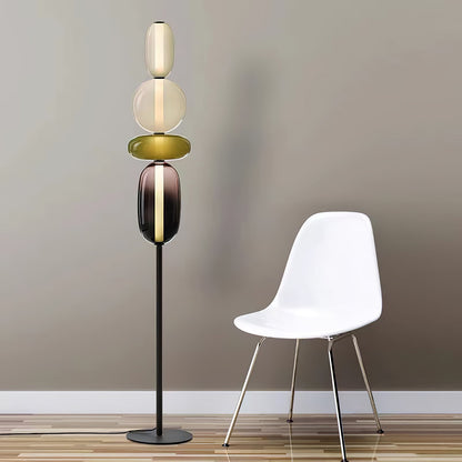 Candied Glass Floor Light with Integrated LED - Indoor Lamp