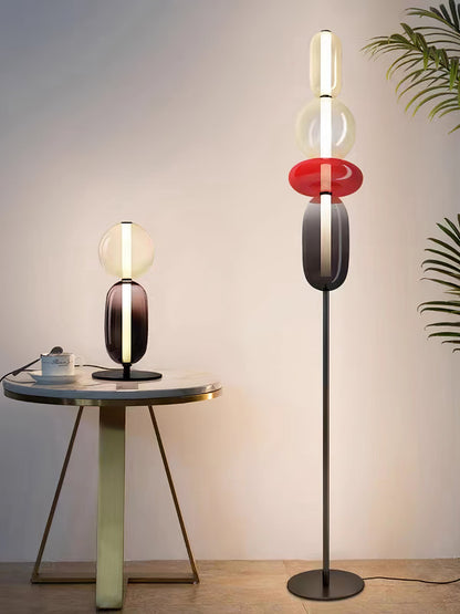 Candied Glass Floor Light with Integrated LED - Indoor Lamp