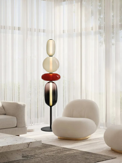 Candied Glass Floor Light with Integrated LED - Indoor Lamp