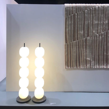 Candied Haws Floor Lamp with LED Light and Marble Base