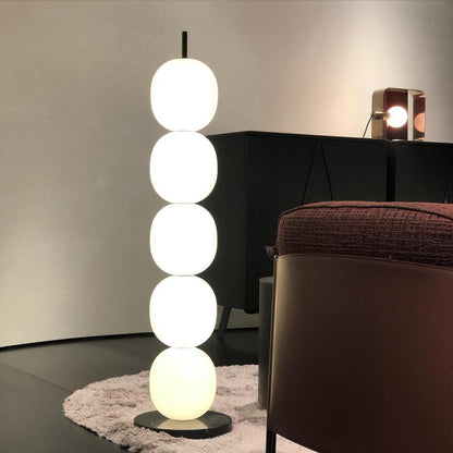 Candied Haws Floor Lamp with LED Light and Marble Base
