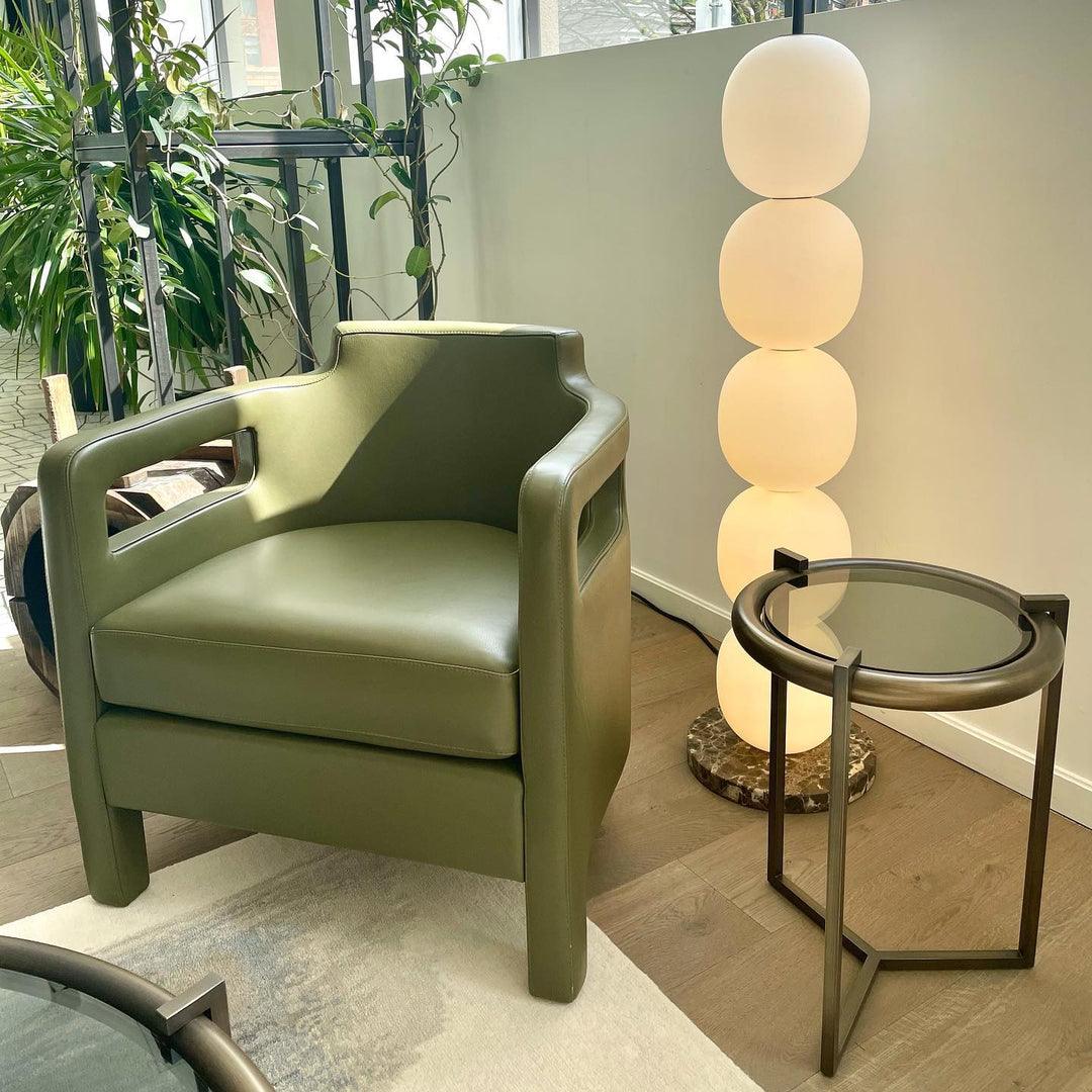 Candied Haws Floor Lamp with LED Light and Marble Base