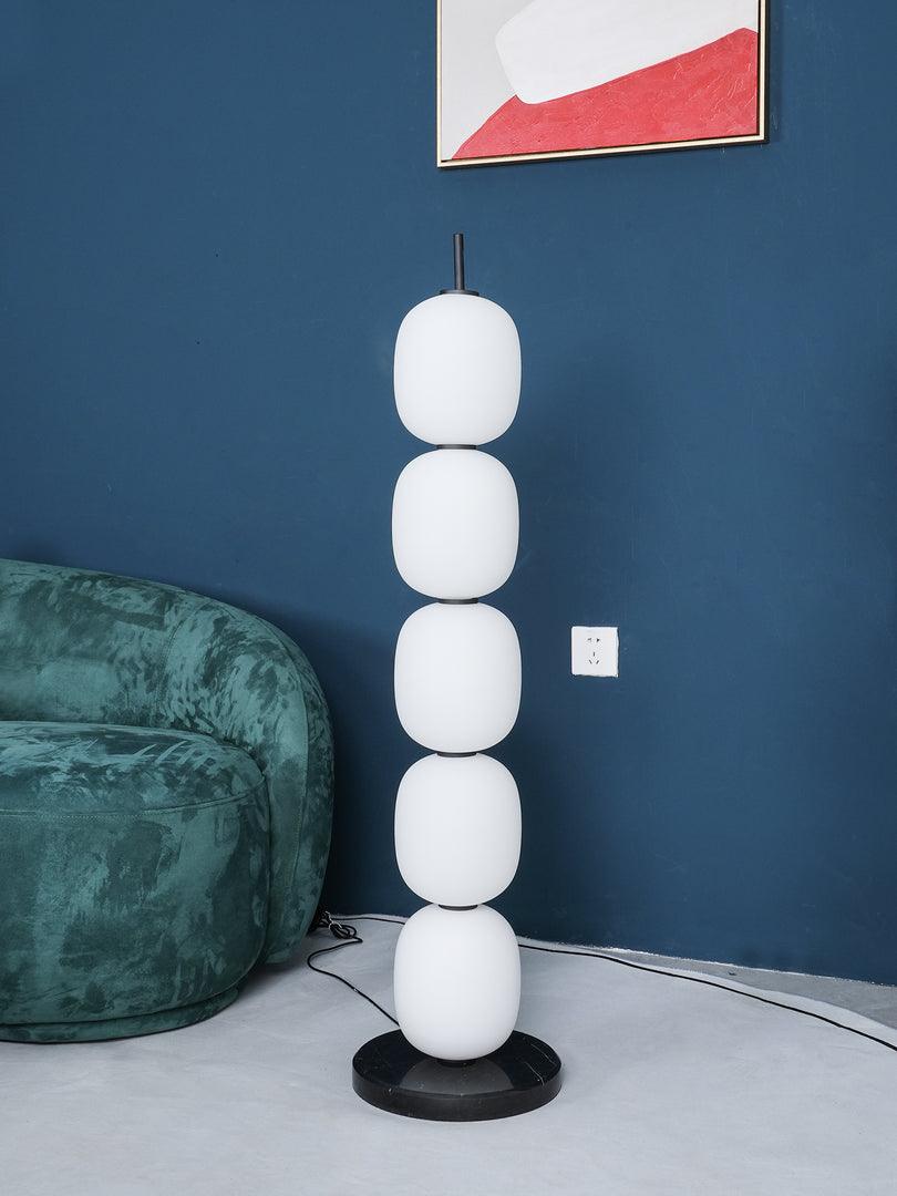 Candied Haws Floor Lamp with LED Light and Marble Base