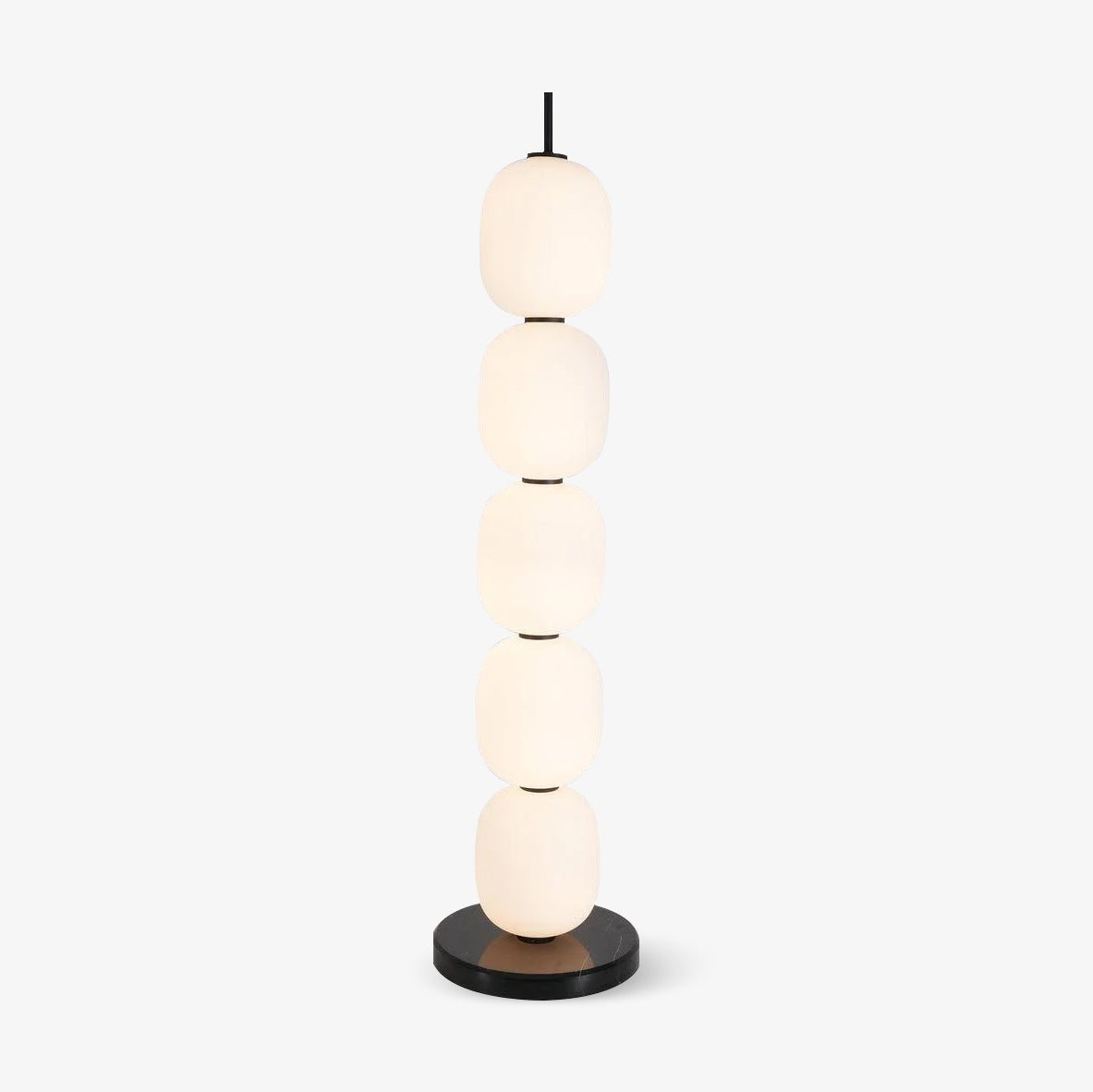 Candied Haws Floor Lamp with LED Light and Marble Base