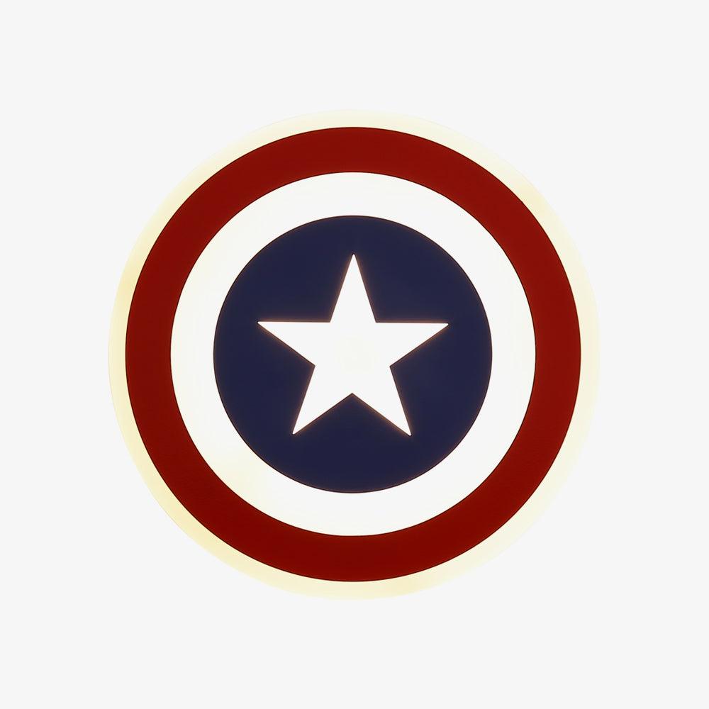 Captain Wall Lamp LED Light - Kids Room 3D Design