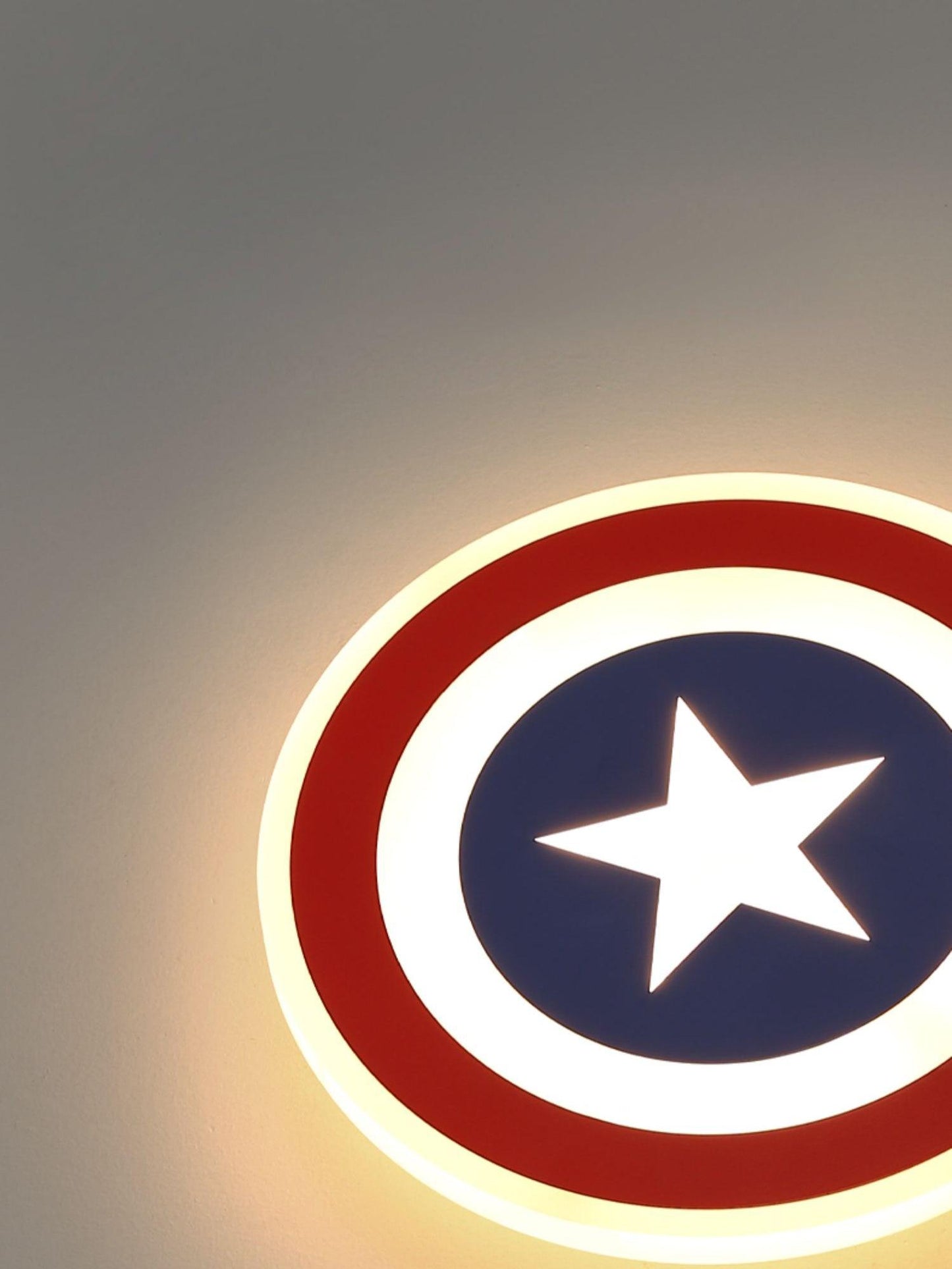 Captain Wall Lamp LED Light - Kids Room 3D Design