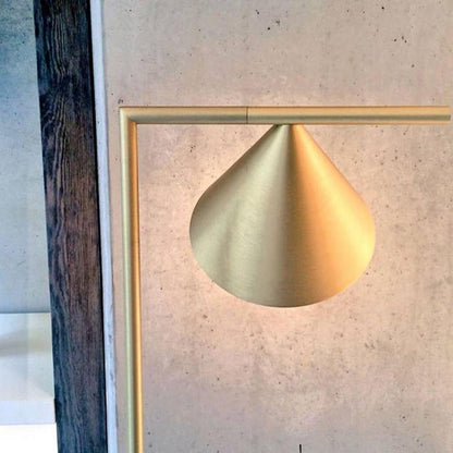 Captain Flint Floor Lamp with Marble Base and LED Light