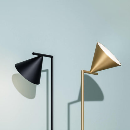 Captain Flint Floor Lamp with Marble Base and LED Light