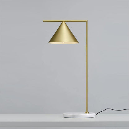 Captain Flint Floor Lamp with Marble Base and LED Light