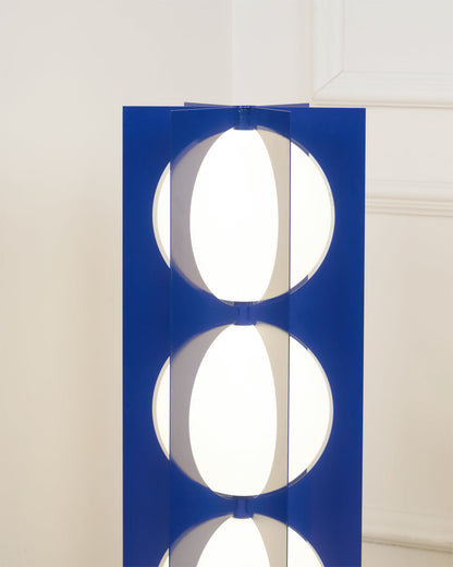 Blue Kleos Floor Lamp - Modern LED Lighting, Navy Design