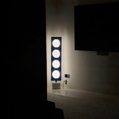 Blue Kleos Floor Lamp - Modern LED Lighting, Navy Design