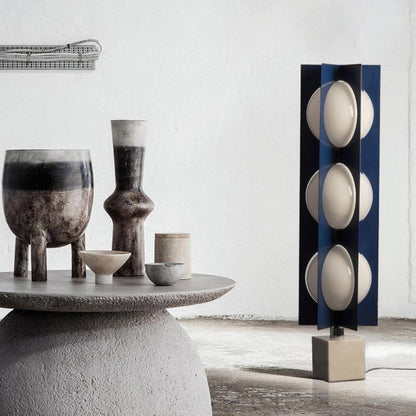 Blue Kleos Floor Lamp - Modern LED Lighting, Navy Design