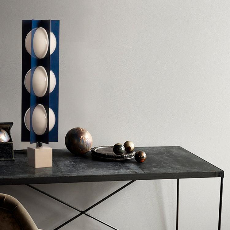 Blue Kleos Floor Lamp - Modern LED Lighting, Navy Design