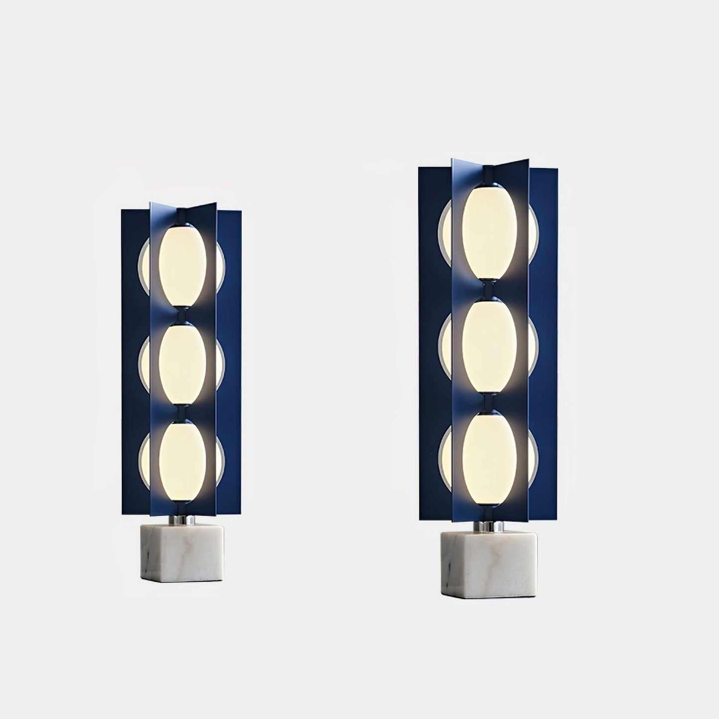 Blue Kleos Floor Lamp - Modern LED Lighting, Navy Design