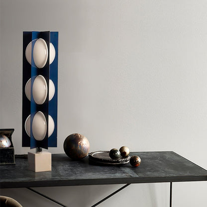 Blue Kleos Floor Lamp - Modern LED Lighting, Navy Design