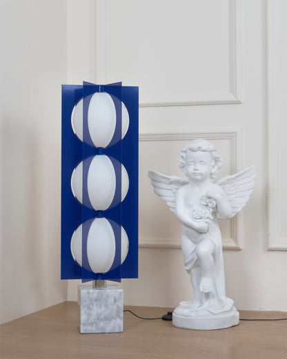 Blue Kleos Floor Lamp - Modern LED Lighting, Navy Design