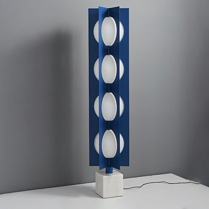 Blue Kleos Floor Lamp - Modern LED Lighting, Navy Design