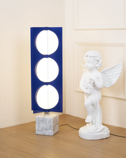 Blue Kleos Floor Lamp - Modern LED Lighting, Navy Design
