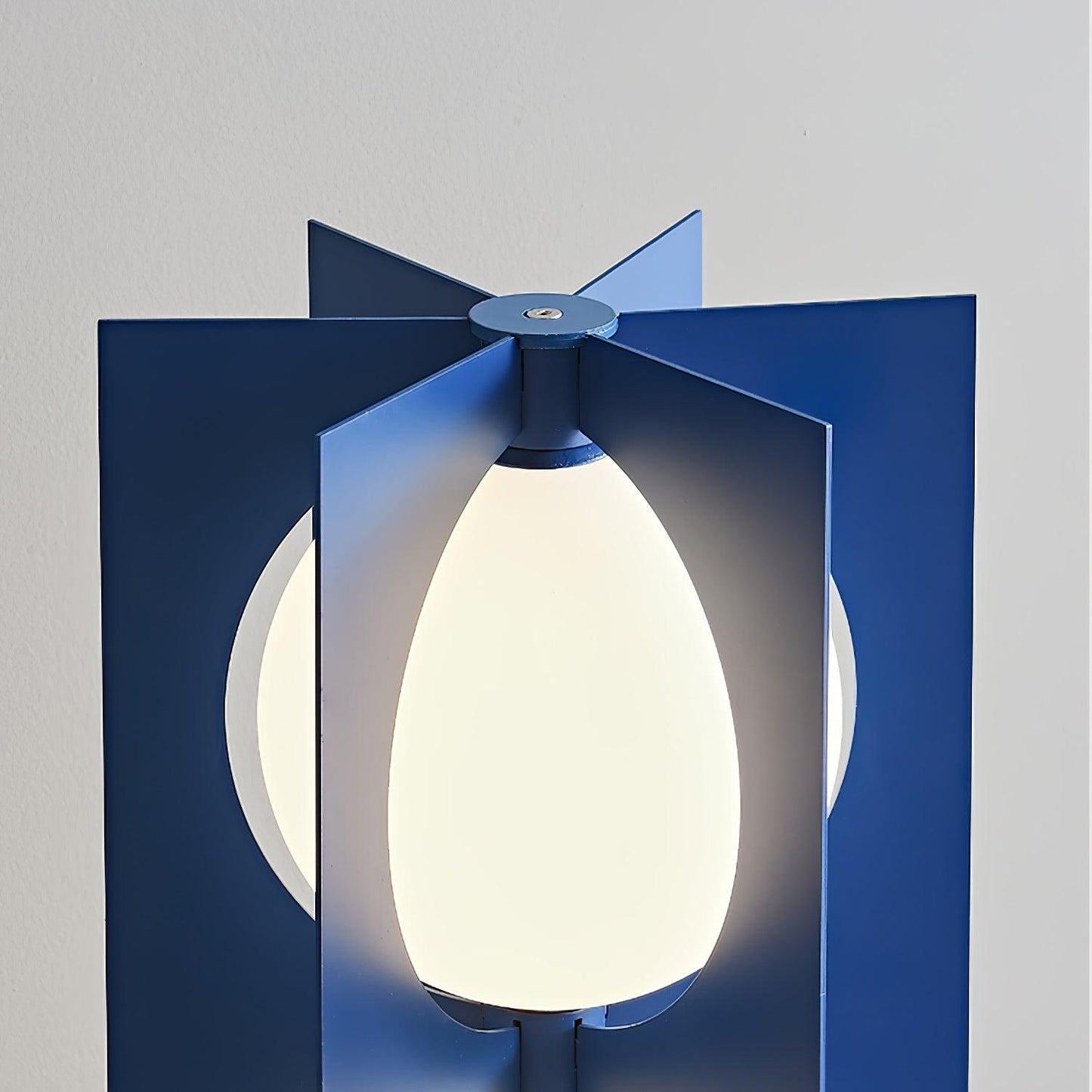 Blue Kleos Floor Lamp - Modern LED Lighting, Navy Design