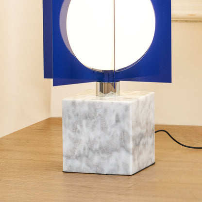 Blue Kleos Floor Lamp - Modern LED Lighting, Navy Design