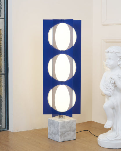 Blue Kleos Floor Lamp - Modern LED Lighting, Navy Design